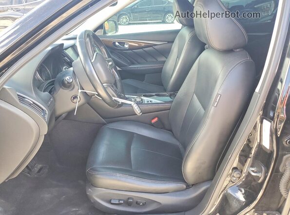 JN1EV7APXJM366413 2018 INFINITI Q50 Black Front interior view