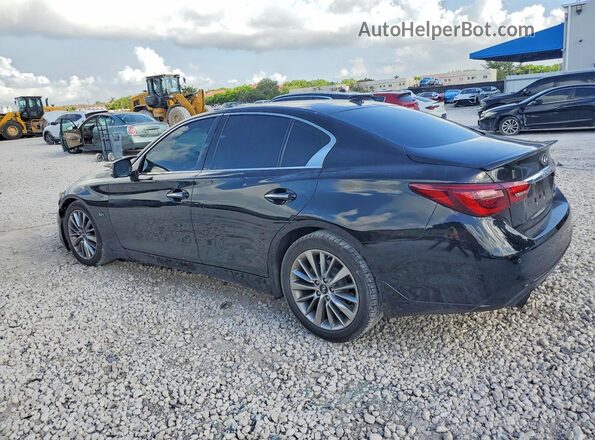 JN1EV7APXJM366413 2018 INFINITI Q50 Black Rear left