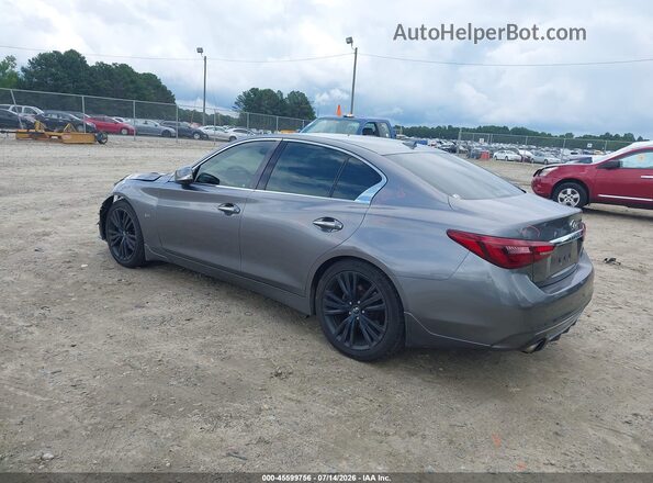 JN1EV7APXJM366508 2018 INFINITI Q50 Gray Հետևի ձախ