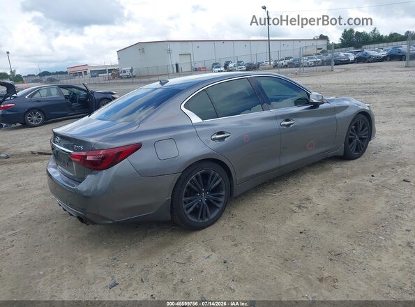 JN1EV7APXJM366508 2018 INFINITI Q50 Gray Հետևի աջ