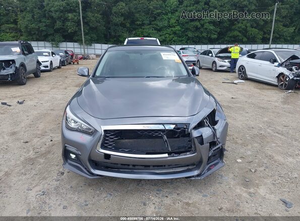 JN1EV7APXJM366508 2018 INFINITI Q50 Gray Սարքավորումների վահանակի տեսք