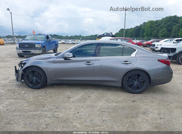 JN1EV7APXJM366508 2018 INFINITI Q50 Gray Սալոնի 360 աստիճան տեսք