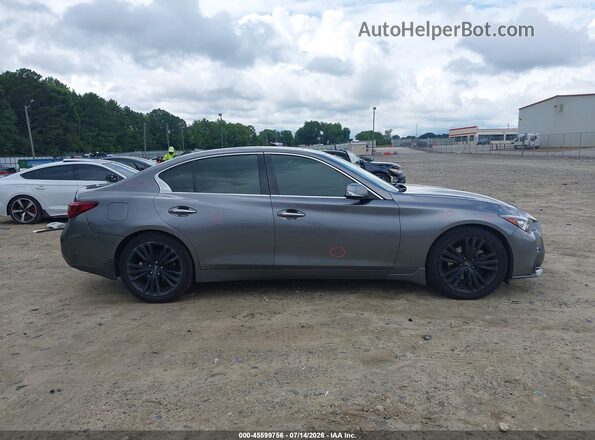 JN1EV7APXJM366508 2018 INFINITI Q50 Gray Սալոնի հետևի տեսք