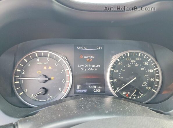 JN1EV7APXJM590359 2018 INFINITI Q50 Black Instrument cluster view