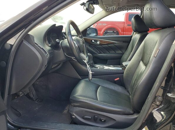 JN1EV7APXJM590359 2018 INFINITI Q50 Black Front interior view