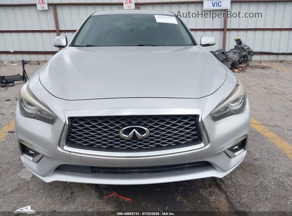 JN1EV7APXKM515775 2019 INFINITI Q50 Silver Вид щитка приладів