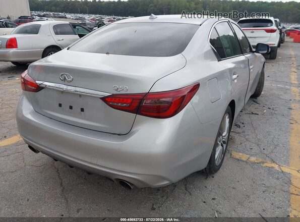 JN1EV7APXKM515775 2019 INFINITI Q50 Silver Задня права чверть