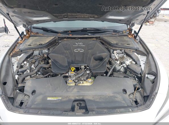 JN1EV7APXKM515775 2019 INFINITI Q50 Silver Вид ззаду