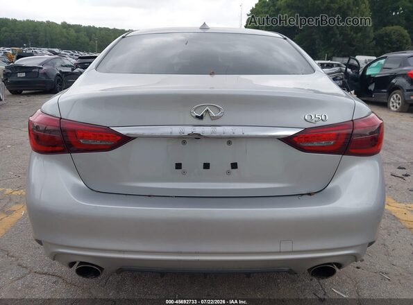 JN1EV7APXKM515775 2019 INFINITI Q50 Silver 