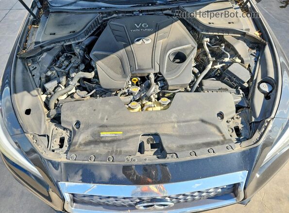 JN1EV7APXKM540563 2019 INFINITI Q50 Black Rear interior view
