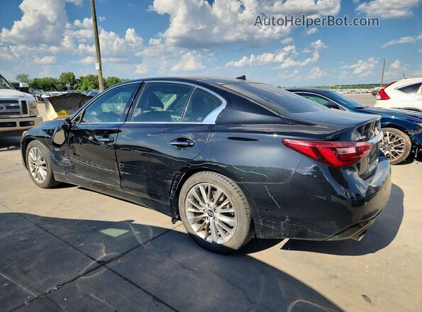 JN1EV7APXKM540563 2019 INFINITI Q50 Black Rear left