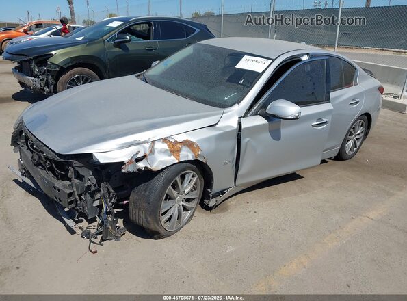 JN1EV7APXLM200685 2020 INFINITI Q50 Silver Front left