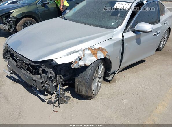 JN1EV7APXLM200685 2020 INFINITI Q50 Silver Front view
