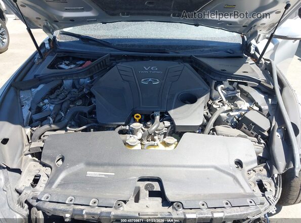 JN1EV7APXLM200685 2020 INFINITI Q50 Silver Rear view