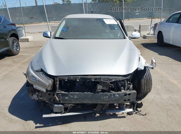 JN1EV7APXLM200685 2020 INFINITI Q50 Silver Instrument cluster view