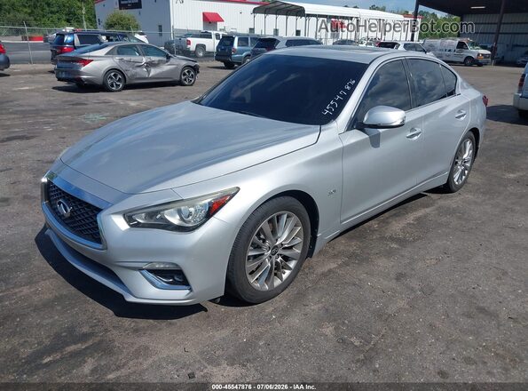 JN1EV7APXLM202405 2020 INFINITI Q50 Gray Front left