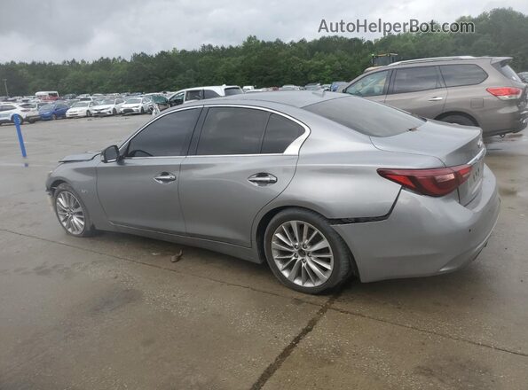 JN1EV7APXLM202985 2020 INFINITI Q50 Gray Trasero izquierdo
