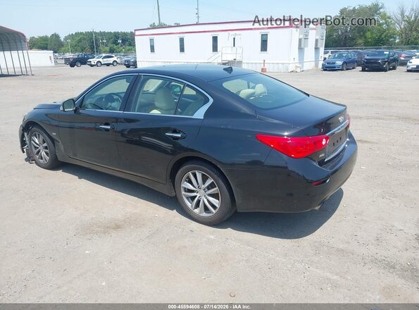 JN1EV7AR0HM840400 2017 INFINITI Q50 Black Tył lewy