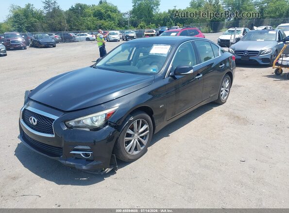 JN1EV7AR0HM840400 2017 INFINITI Q50 Black Przód lewy
