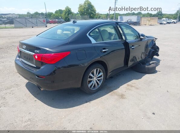 JN1EV7AR0HM840400 2017 INFINITI Q50 Black Tył prawy