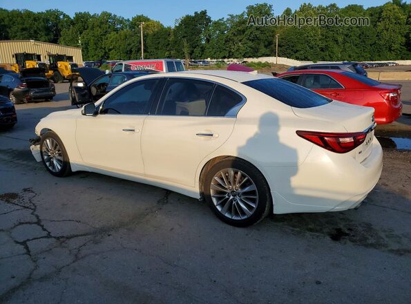 JN1EV7AR0JM432064 2018 INFINITI Q50 White Tył lewy