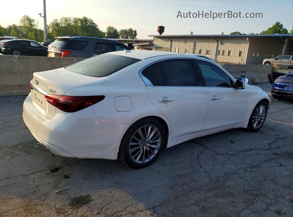 JN1EV7AR0JM432064 2018 INFINITI Q50 White Tył prawy