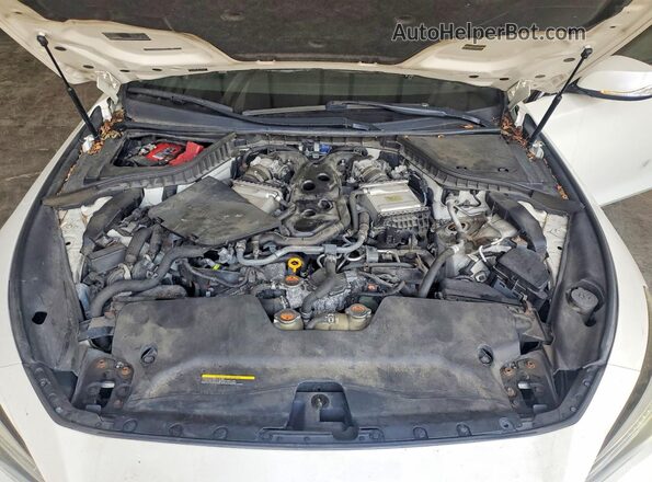 JN1EV7AR0JM432419 2018 INFINITI Q50 White უკანა სალონის ხედი