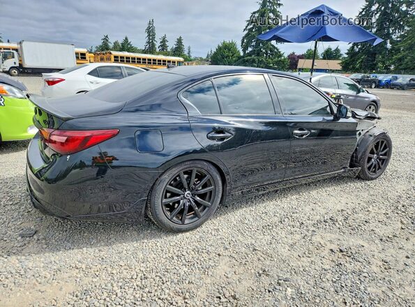 JN1EV7AR0JM434865 2018 INFINITI Q50 Black უკანა მარჯვენა