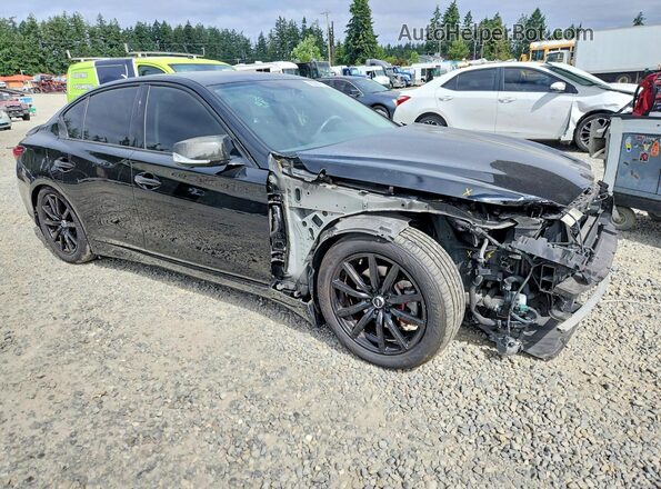 JN1EV7AR0JM434865 2018 INFINITI Q50 Black წინა მარჯვენა