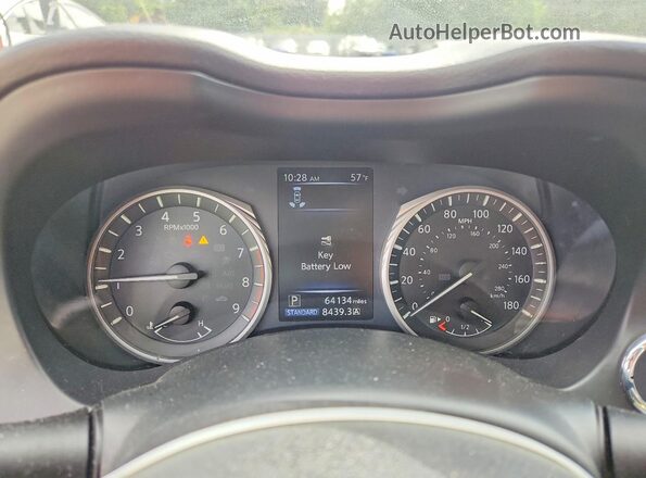 JN1EV7AR0JM434865 2018 INFINITI Q50 Black ხელსაწყოთა პანელის ხედი