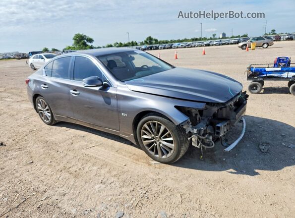 JN1EV7AR0JM437572 2018 INFINITI Q50 Gray Front right