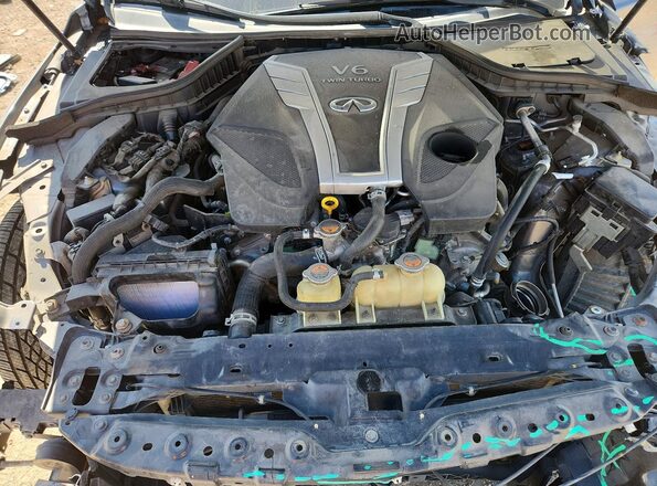 JN1EV7AR0JM437572 2018 INFINITI Q50 Gray Rear interior view