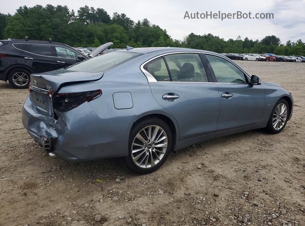 JN1EV7AR0JM443162 2018 INFINITI Q50 Blue Rear right