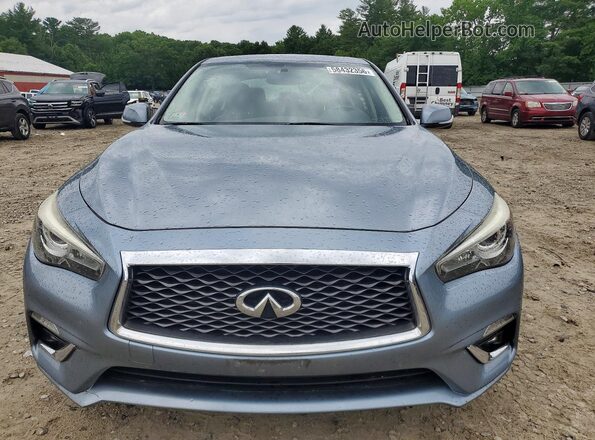 JN1EV7AR0JM443162 2018 INFINITI Q50 Blue Front view