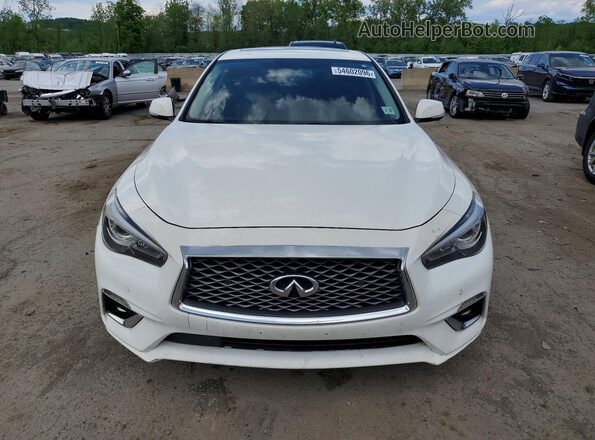 JN1EV7AR0LM251078 2020 INFINITI Q50 White Դիմացի տեսք