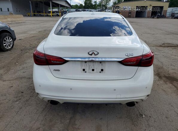 JN1EV7AR0LM251078 2020 INFINITI Q50 White Հետևի տեսք