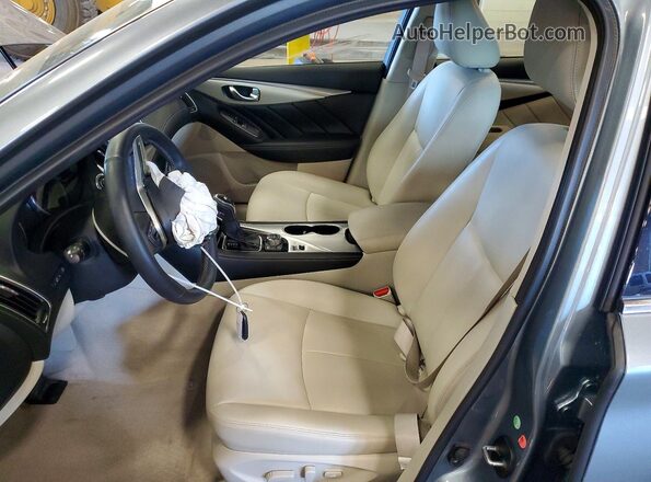 JN1EV7AR0LM252702 2020 INFINITI Q50 Gray Front interior view
