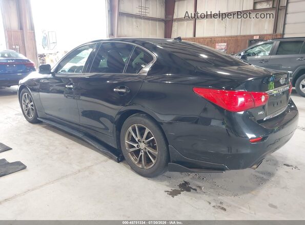 JN1EV7AR1HM841068 2017 INFINITI Q50 Black Դիմացի տեսք