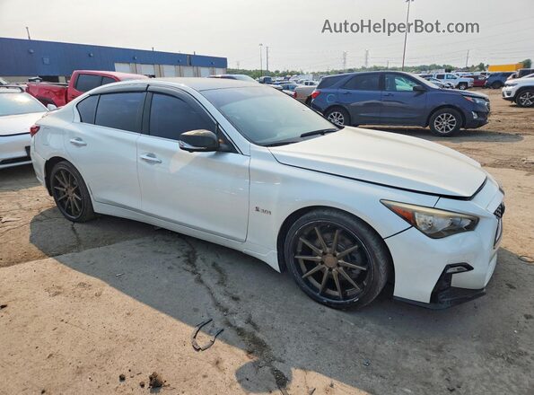 JN1EV7AR1JM442974 2018 INFINITI Q50 White Передня права чверть