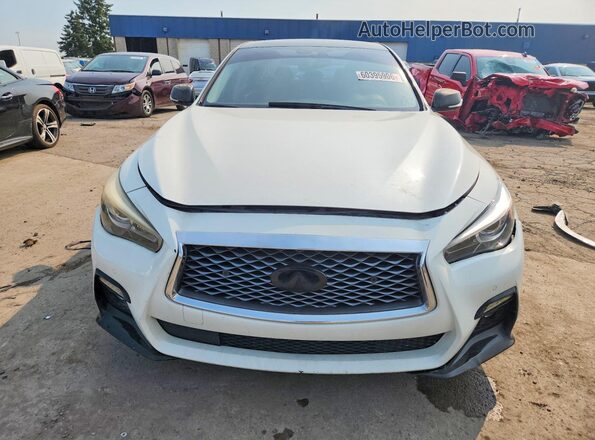 JN1EV7AR1JM442974 2018 INFINITI Q50 White Вид спереду