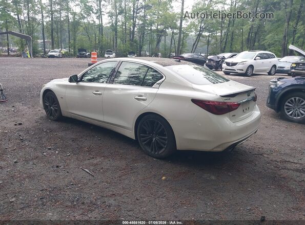 JN1EV7AR1JM611360 2018 INFINITI Q50 White უკანა მარცხენა