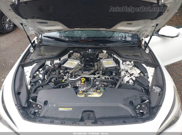 JN1EV7AR1JM611360 2018 INFINITI Q50 White უკანა ხედი