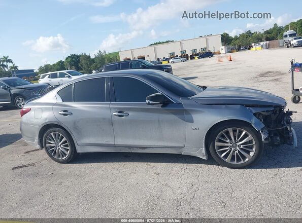 JN1EV7AR1LM251008 2020 INFINITI Q50 Gray უკანა სალონის ხედი