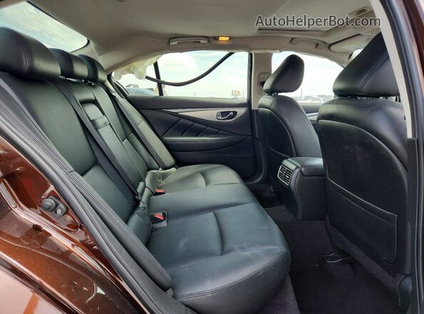 JN1EV7AR1LM251042 2020 INFINITI Q50 Brown Widok tylnych siedzeń