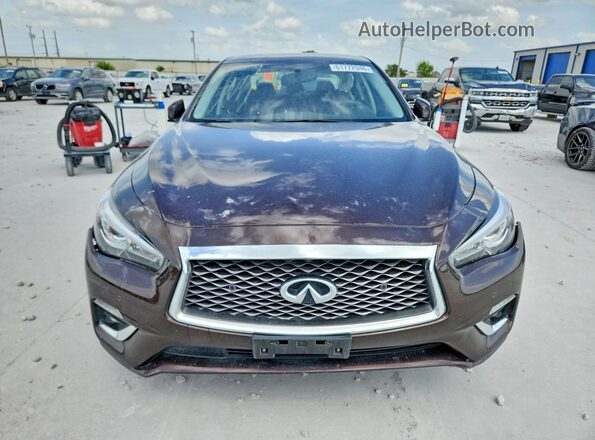 JN1EV7AR1LM251042 2020 INFINITI Q50 Brown Widok z przodu