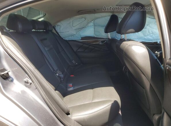 JN1EV7AR2GM340141 2016 INFINITI Q50 Gray Widok tylnych siedzeń