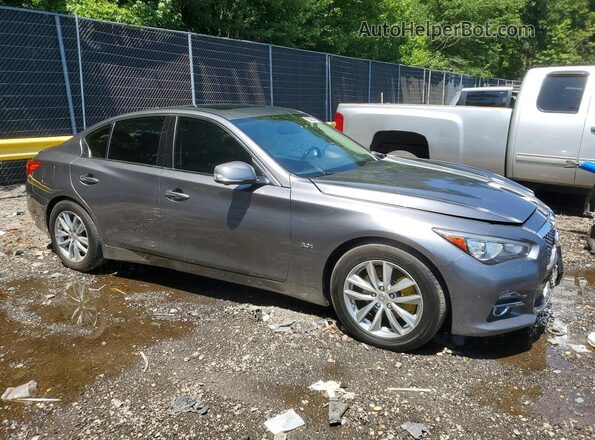 JN1EV7AR2GM340141 2016 INFINITI Q50 Gray Przód prawy