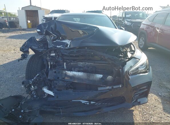 JN1EV7AR2HM831732 2017 INFINITI Q50 Black Вид щитка приладів