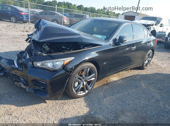 JN1EV7AR2HM831732 2017 INFINITI Q50 Black Передня ліва чверть