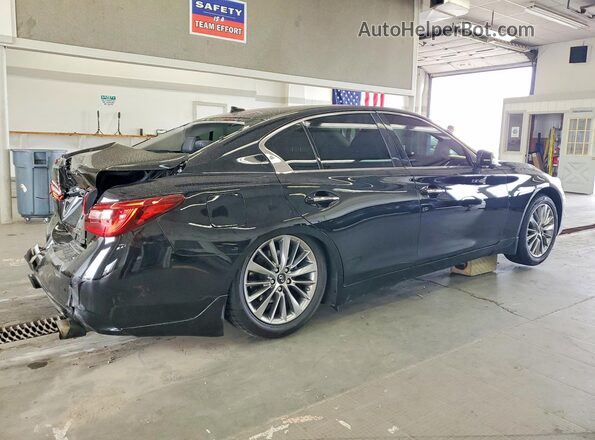 JN1EV7AR2JM433698 2018 INFINITI Q50 Black უკანა მარჯვენა